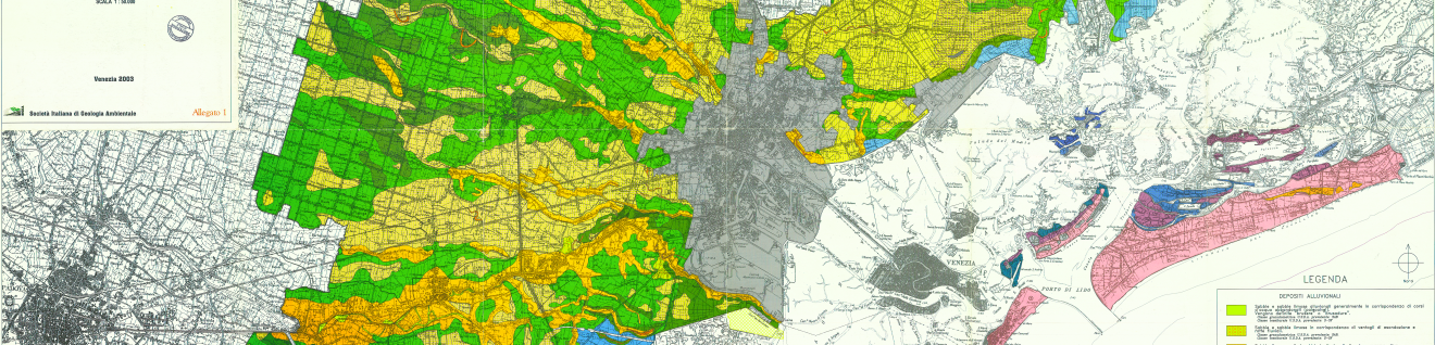 Figure 9: Venezia 2003, Societa Italiana di Geologia Ambientale. Scale = 1:50,000.