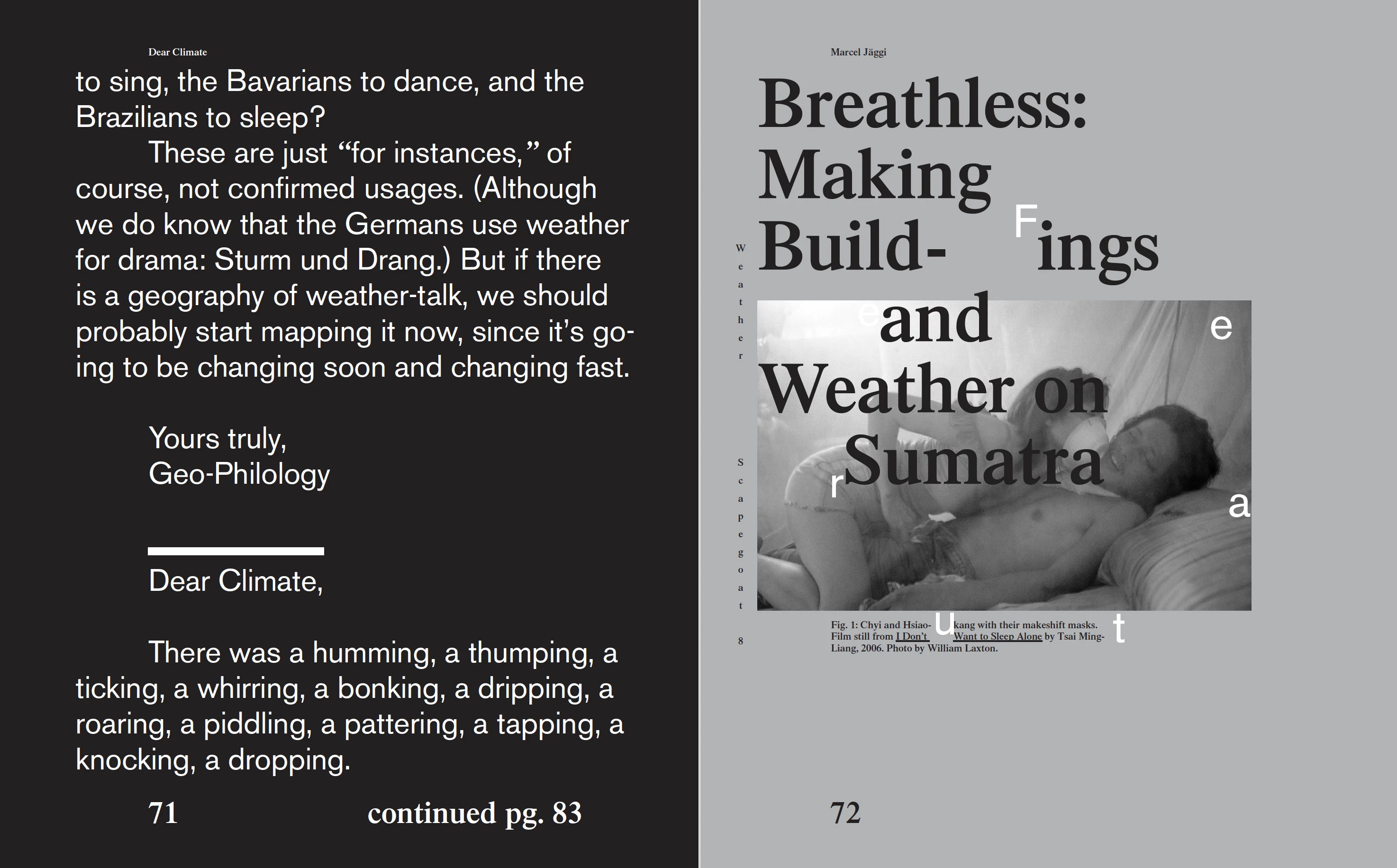 Marcel JÄGGI, Breathless: Making Buildings and Weather on Sumatra