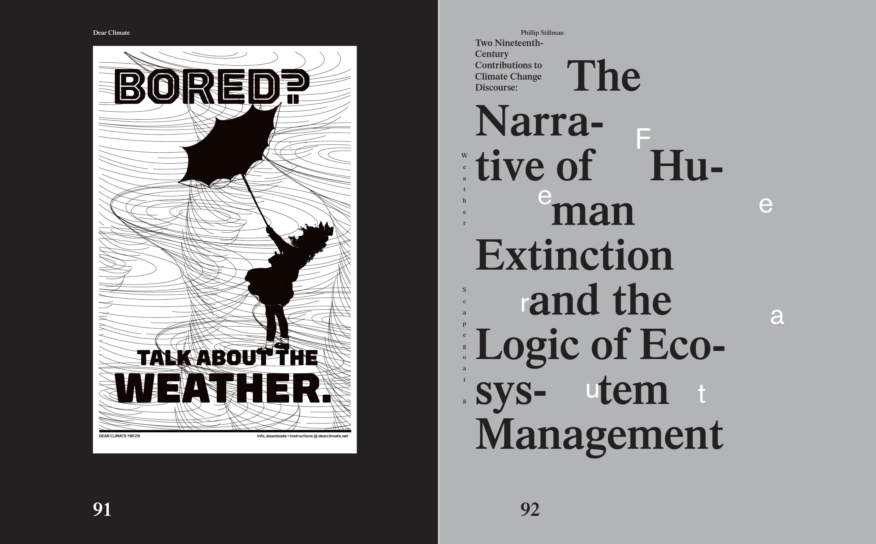 Phillip STILLMAN, The Narrative of Human Extinction and the Logic of Ecosystem