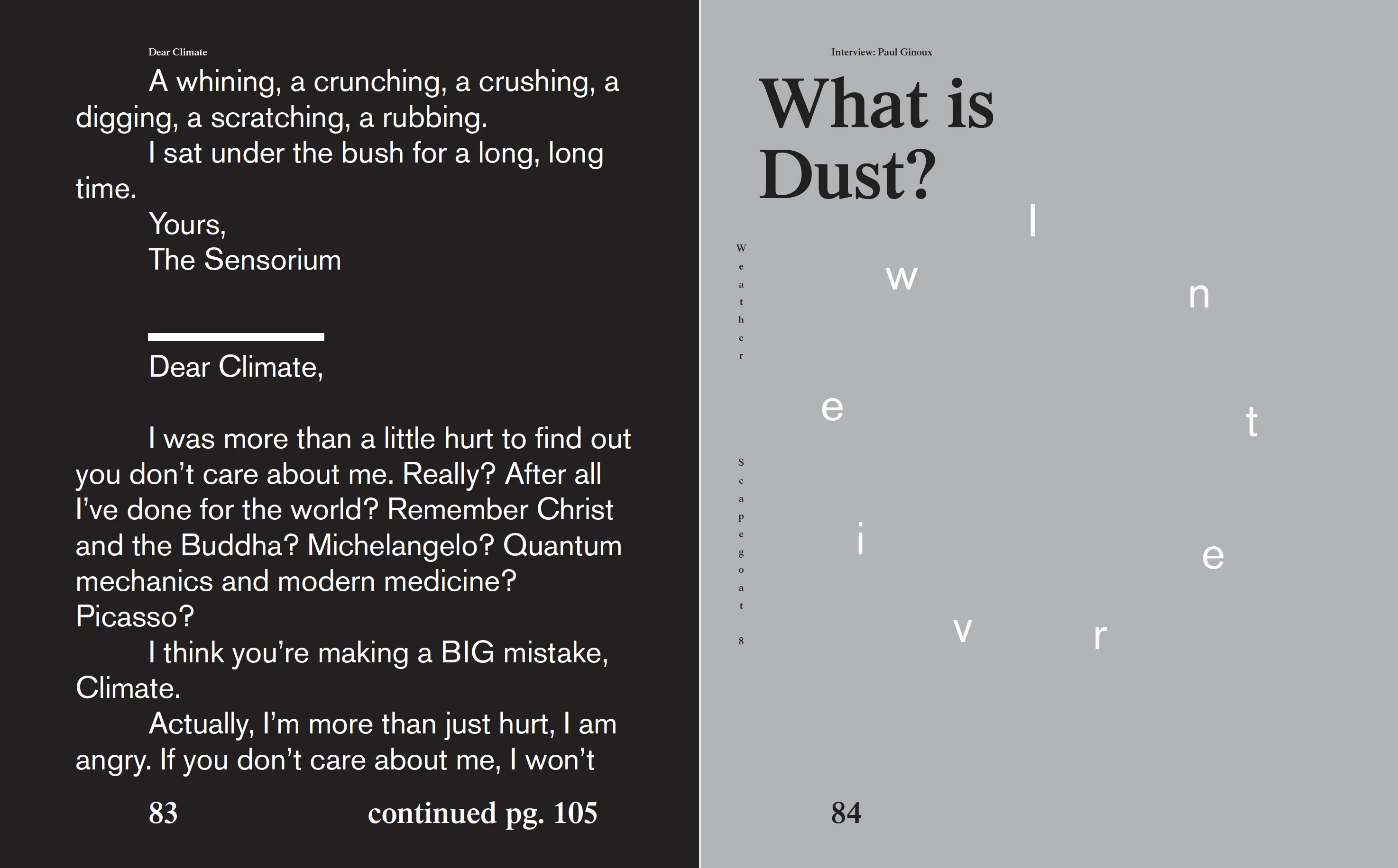 Paul GINOUX, What is Dust?